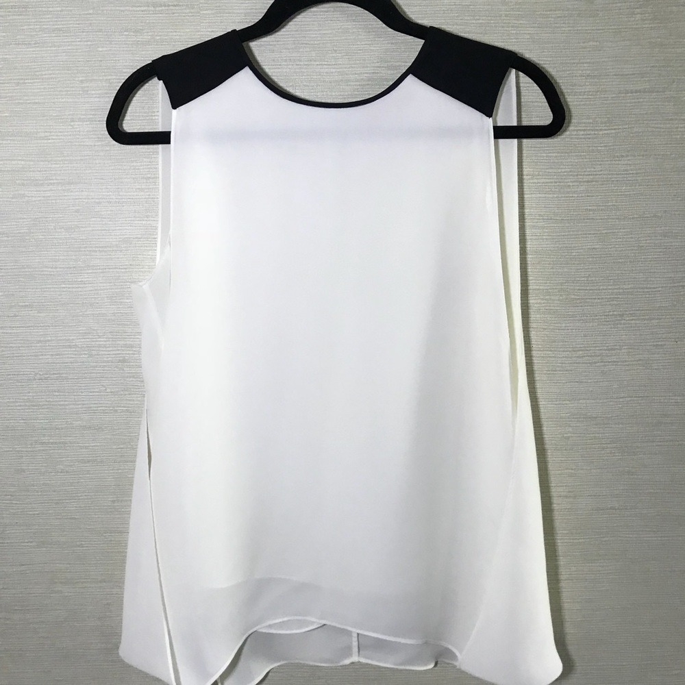 Patrizia Luca Milano White Tank with Side Detail